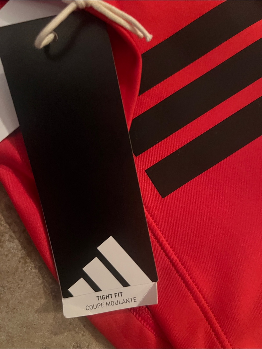 adidas Red Racerback Performance Tank Top - Picture 6 of 6